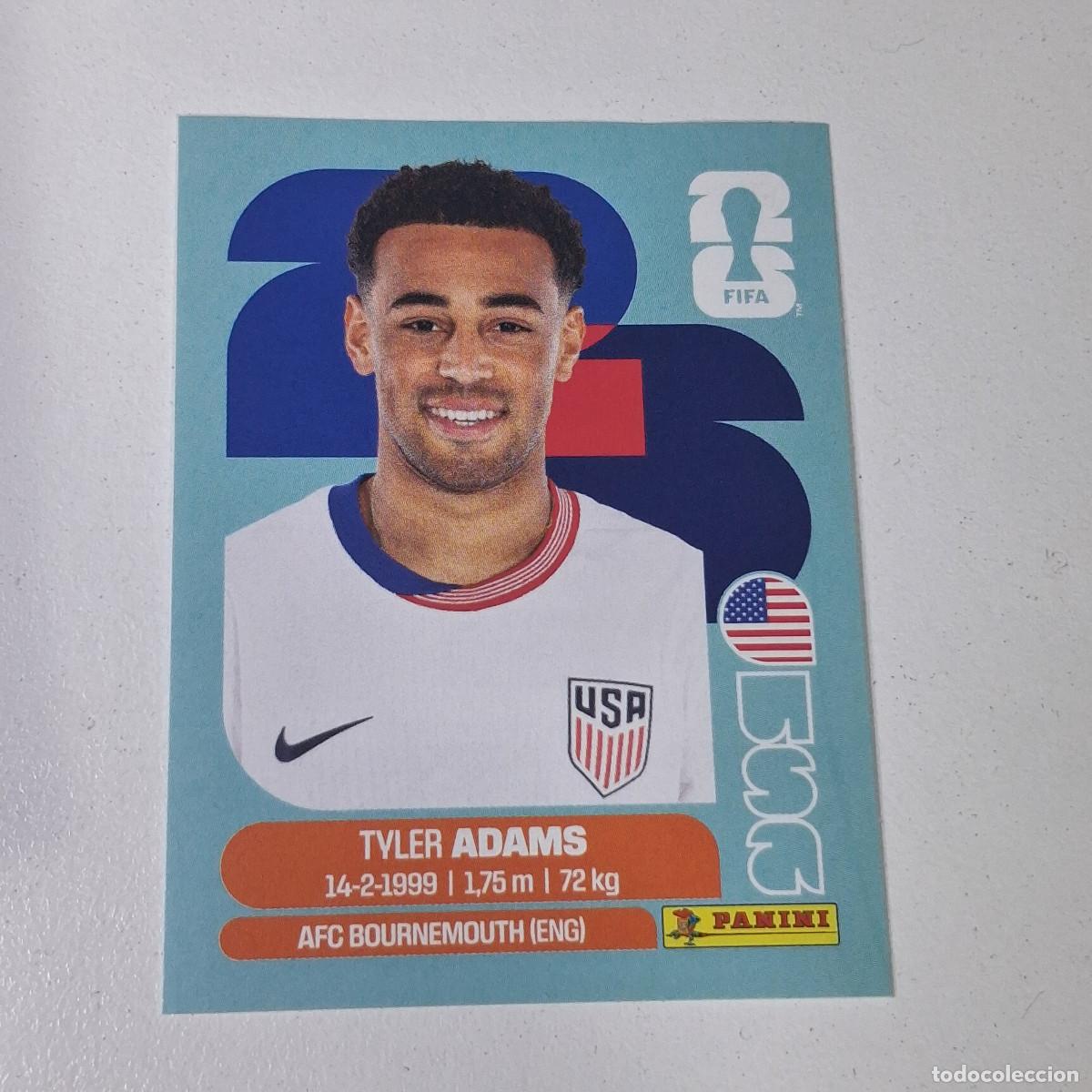 Cromos de F&uacute;tbol: B11 USA8 TYLER ADAMS 8 ESTADOS UNIDOS USA MUNDIAL FIFA WORLD CUP 2026 STICKER PANINI