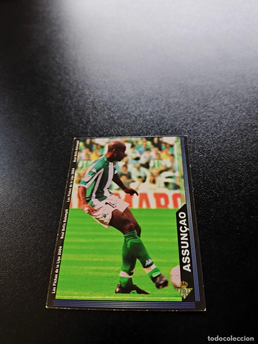 Cromos de F&uacute;tbol: 204 Assun&ccedil;ao ESCUDO ESTRECHO BETIS MUNDICROMO LIGA 2003 2004 03 04 NO PANINI ESTE