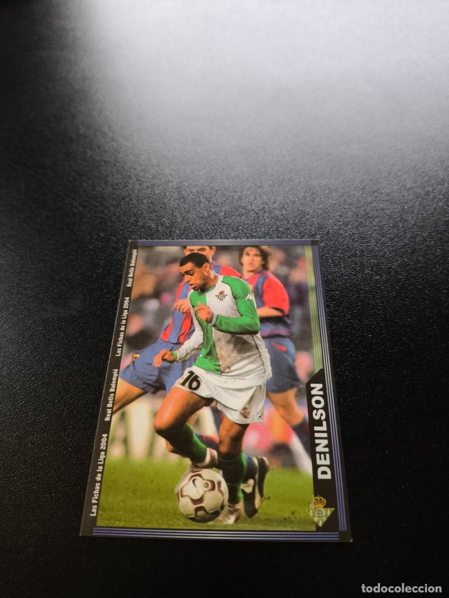 Cromos de F&uacute;tbol: 208 Denilson ESCUDO ESTRECHO BETIS MUNDICROMO LIGA 2003 2004 03 04 NO PANINI ESTE