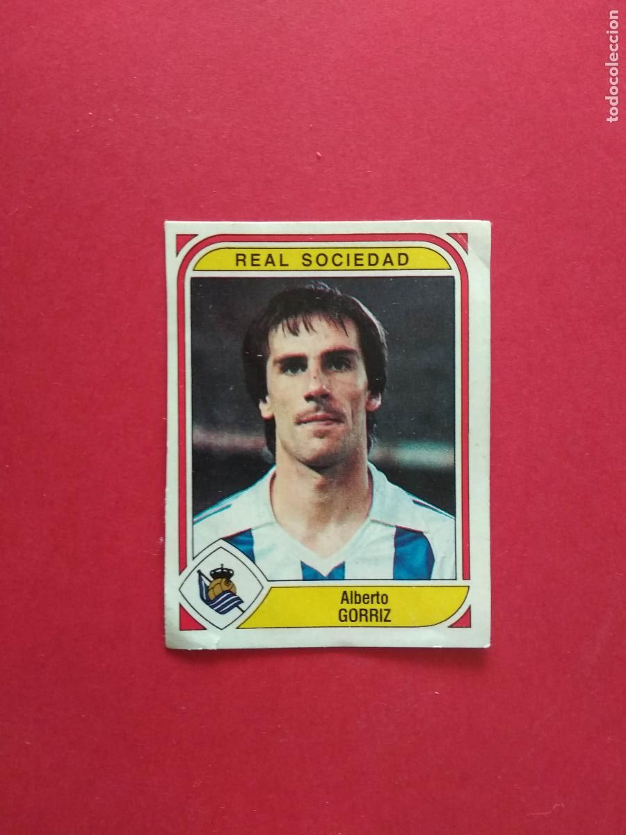 Cromos de F&uacute;tbol: PANINI FUTBOL LIGA 83 84 1983 1984 CROMO RECORTADO N&ordm; 224 GORRIZ REAL SOCIEDAD