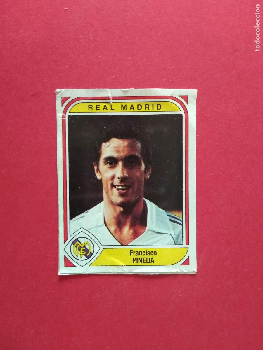 Cromos de F&uacute;tbol: PANINI FUTBOL LIGA 83 84 1983 1984 CROMO RECORTADO N&ordm; 214 PINEDA REAL MADRID