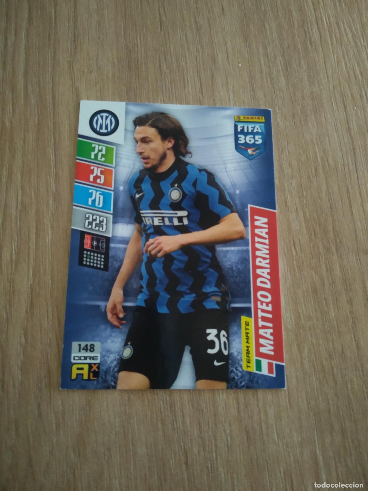 Cromos de F&uacute;tbol: 148 MATTEO DARMIAN INTER MILAN CROMO FUTBOL PANINI ADRENALYN 21-22 FIFA 365 2021-2022