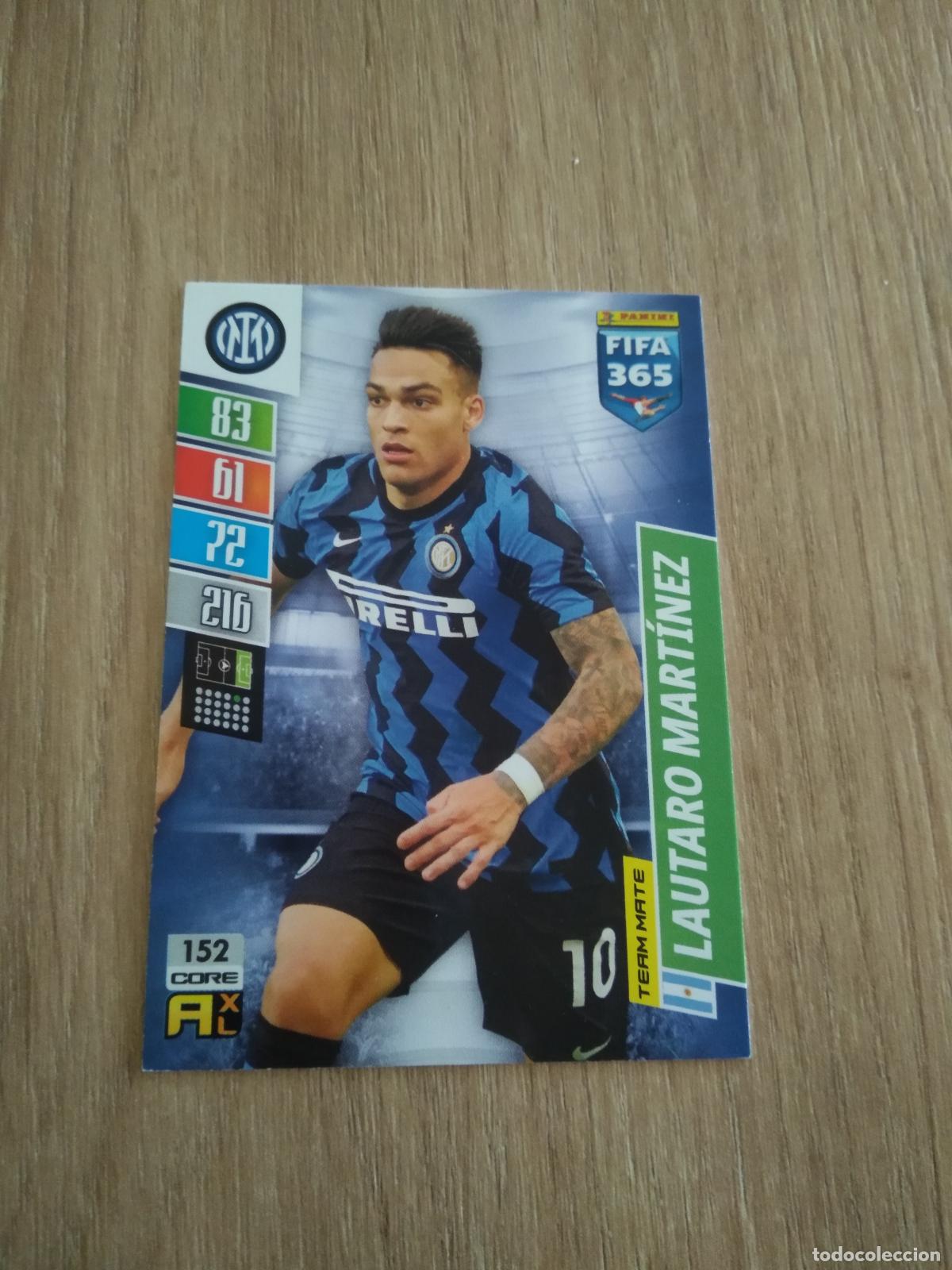 Cromos de F&uacute;tbol: 152 LAUTARO MARTINEZ INTER MILAN CROMO FUTBOL PANINI ADRENALYN 21-22 FIFA 365 2021-2022