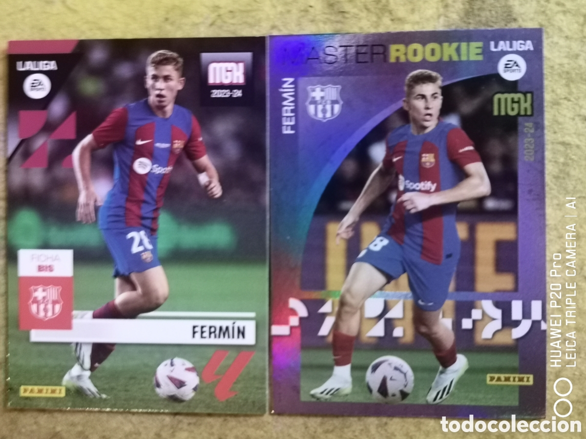 Cromos de F&uacute;tbol: MEGACRACKS 2023 2024 FERMIN FICHA BIS 106 + ROOKIE
