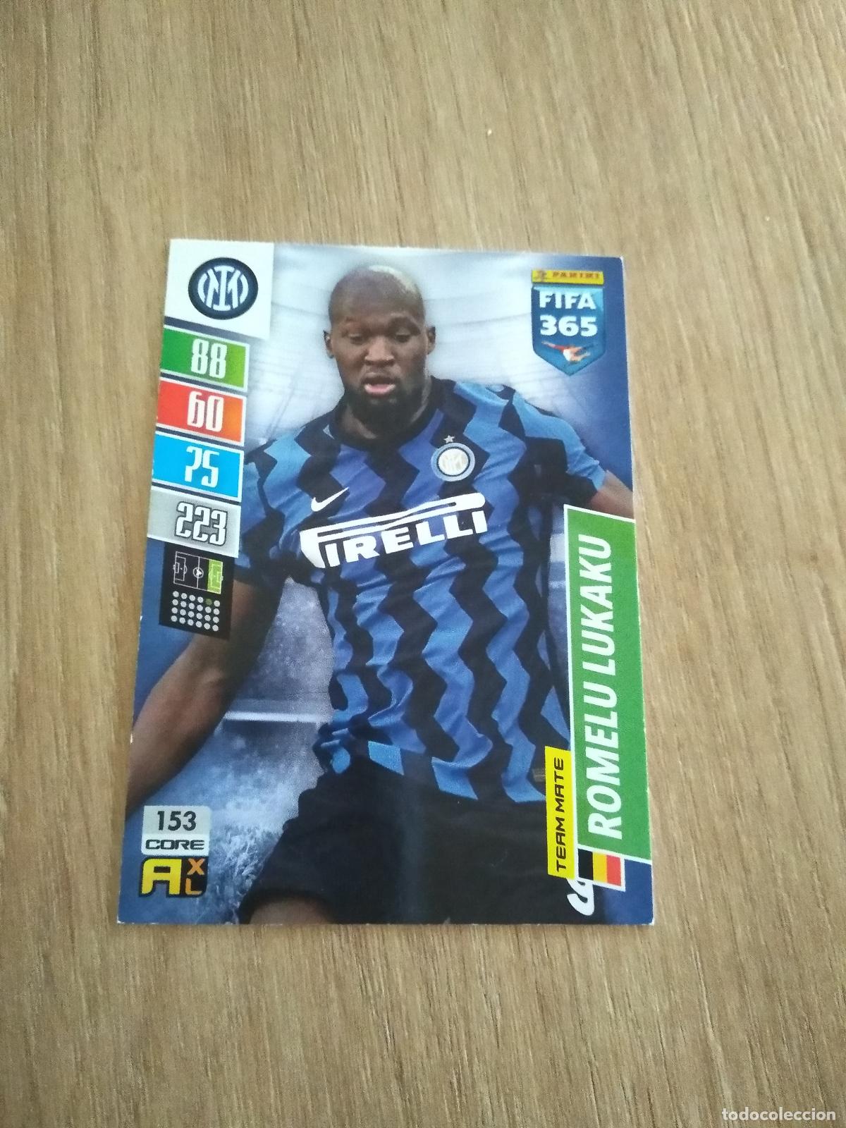 Cromos de F&uacute;tbol: 153 LUKAKU INTER MILAN CROMO FUTBOL PANINI ADRENALYN 21-22 FIFA 365 2021-2022