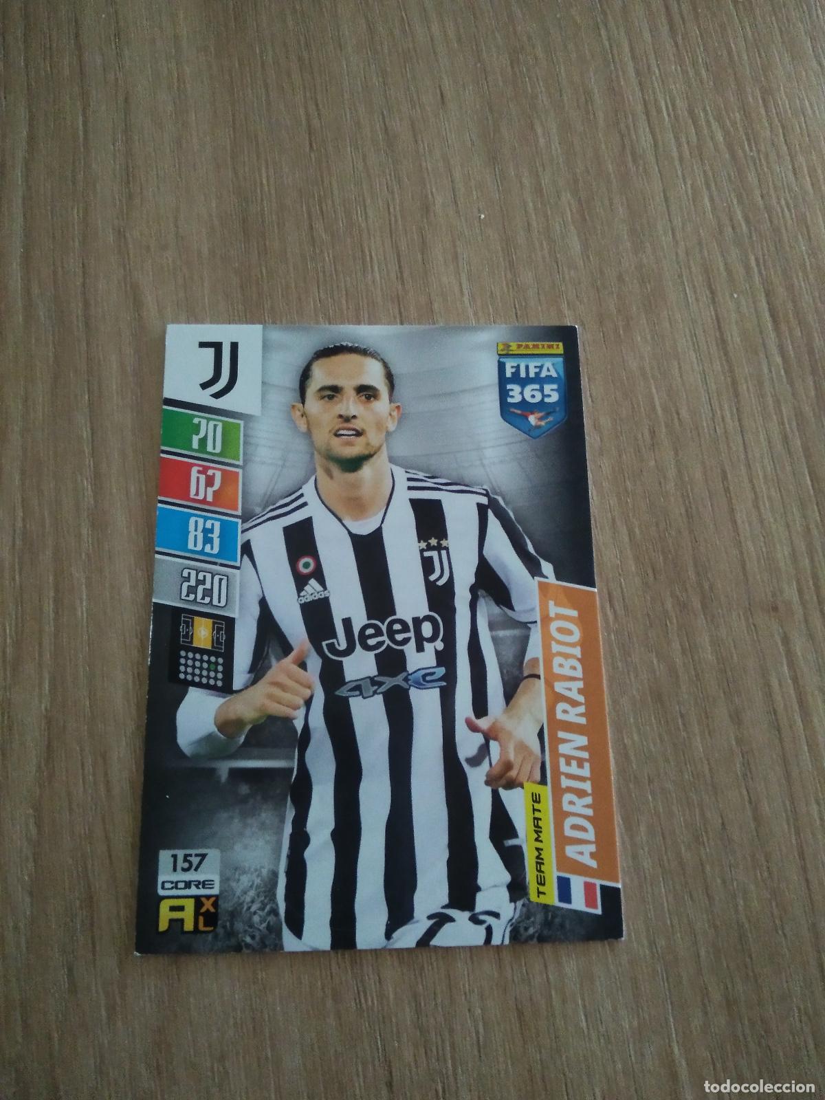 Cromos de F&uacute;tbol: 157 RABIOT JUVENTUS TURIN CROMO FUTBOL PANINI ADRENALYN 21-22 FIFA 365 2021-2022