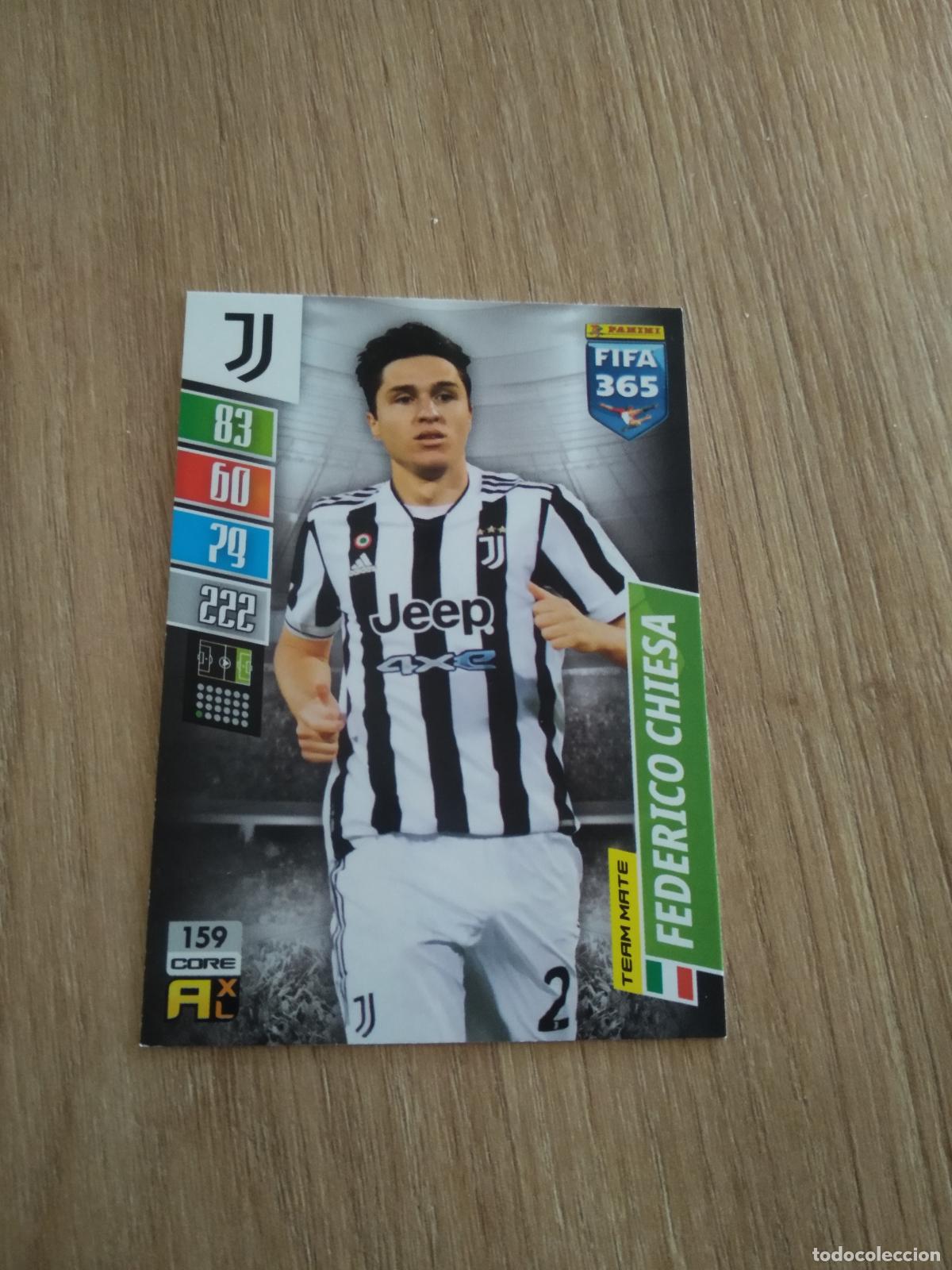 Cromos de F&uacute;tbol: 159 CHIESA JUVENTUS TURIN CROMO FUTBOL PANINI ADRENALYN 21-22 FIFA 365 2021-2022