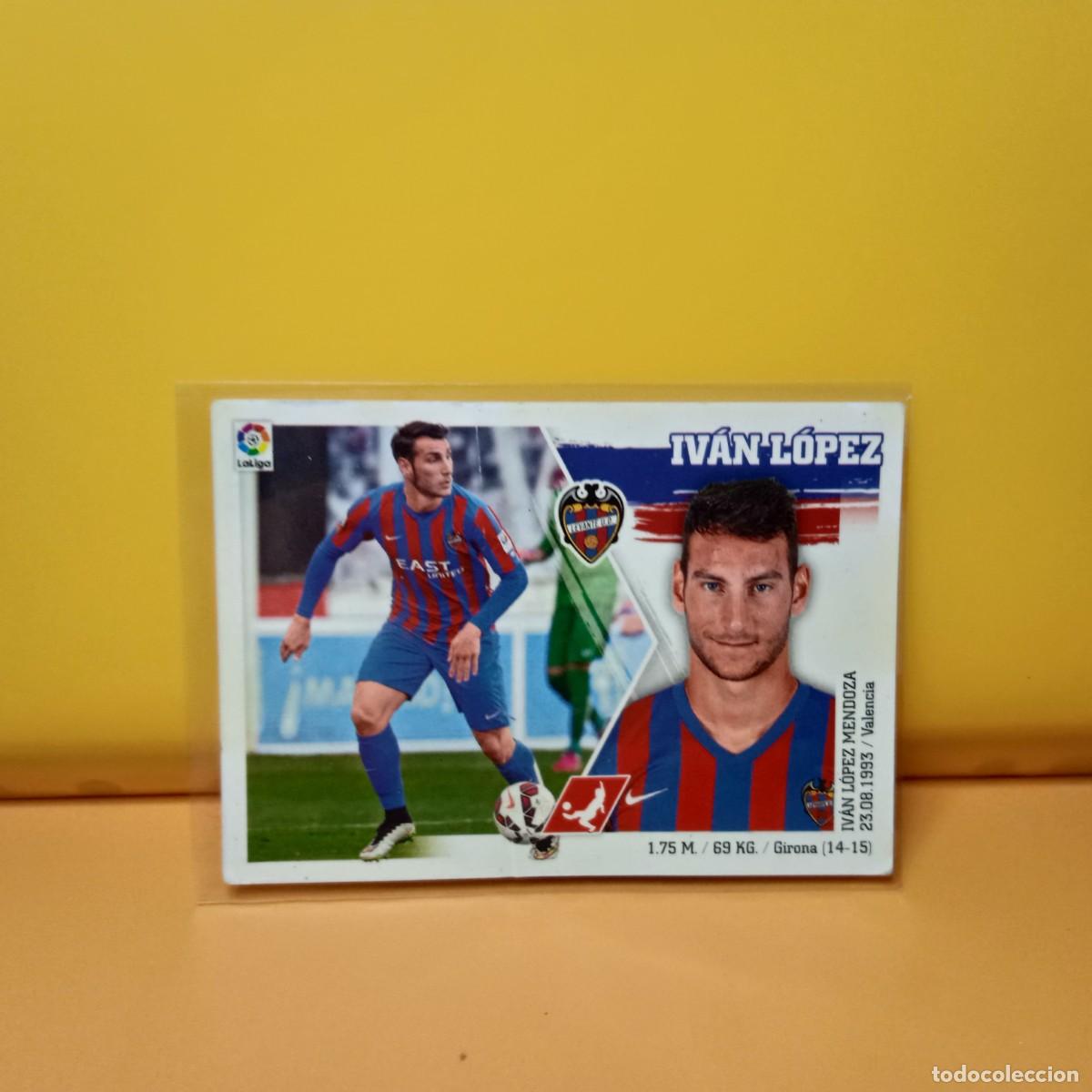 Cromos de F&uacute;tbol: EDICIONES ESTE 2015 2016 15 16 LEVANTE U.D IV&Aacute;N L&Oacute;PEZ 5
