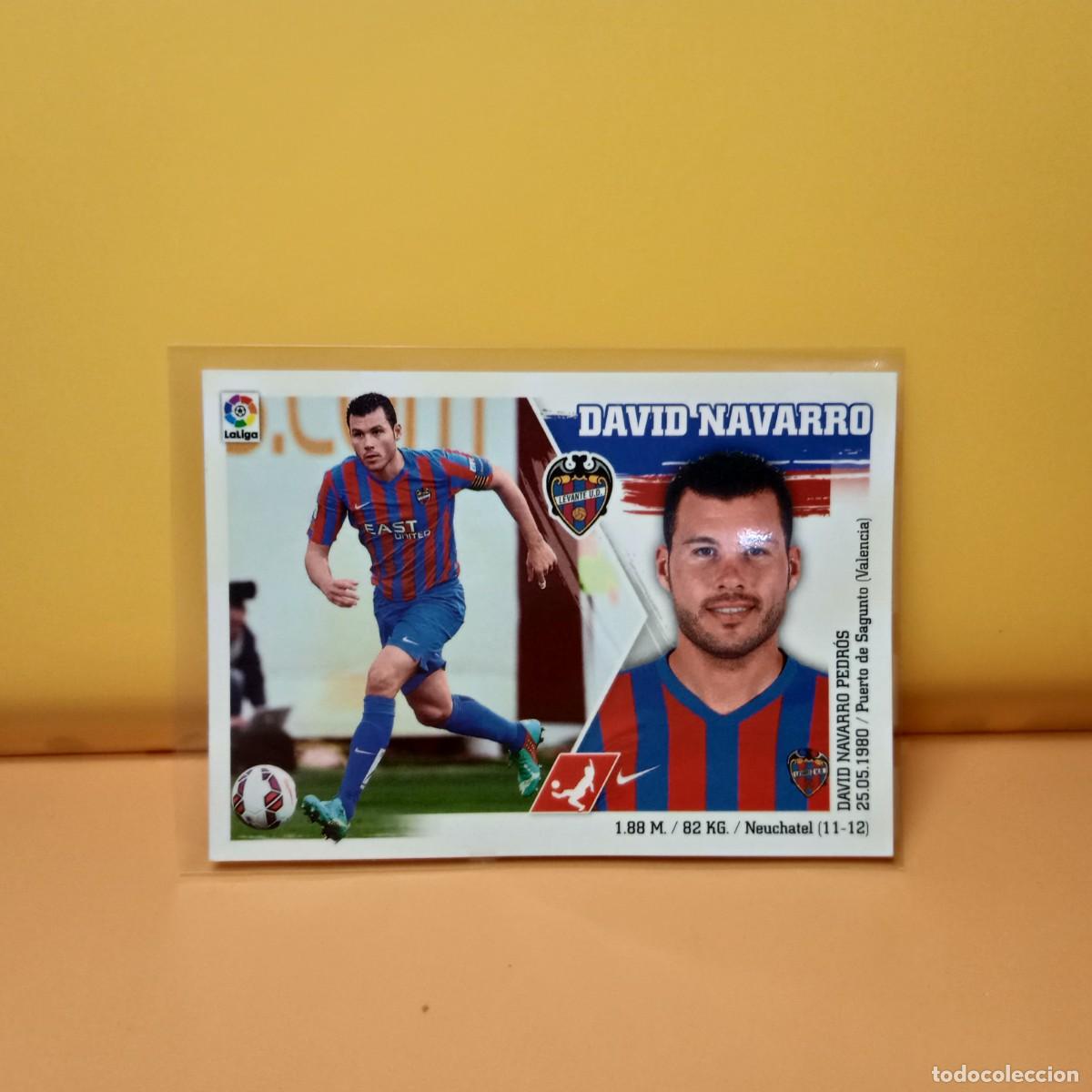 Cromos de F&uacute;tbol: EDICIONES ESTE 2015 2016 15 16 LEVANTE U.D DAVID NAVARRO 7