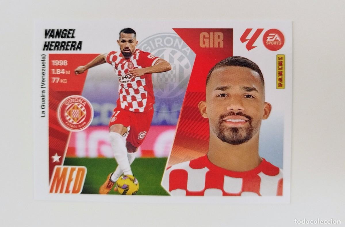 Cromos de F&uacute;tbol: Yangel Herrera 14 SIN PEGAR NUNCA PEGADO Girona FC Liga Ediciones Este 25 26 / 2025 2026