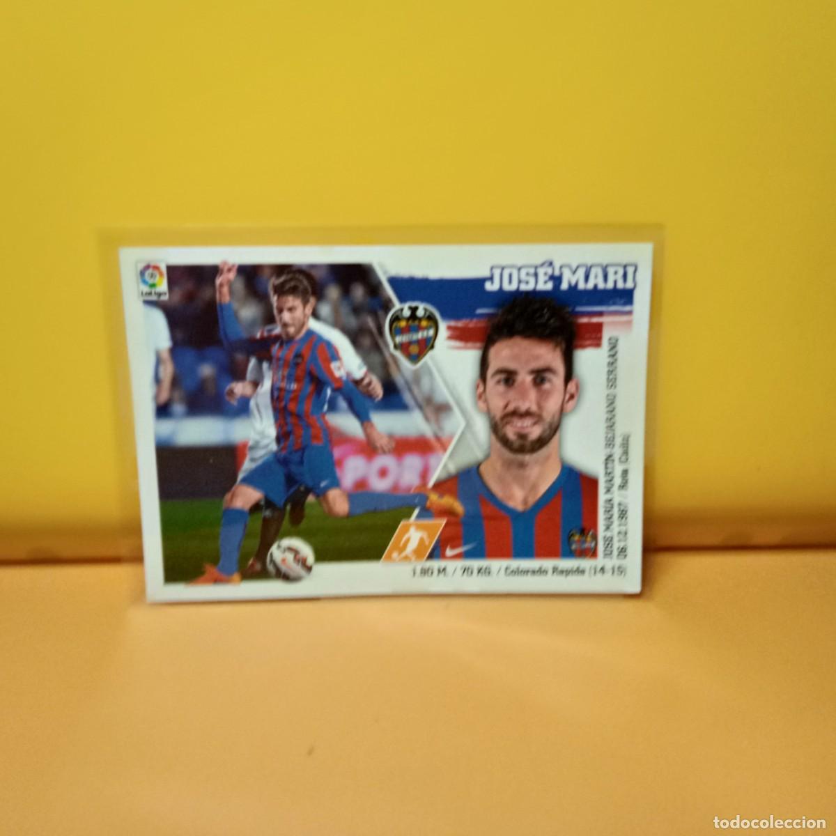 Cromos de F&uacute;tbol: EDICIONES ESTE 2015 2016 15 16 LEVANTE U.D JOS&Eacute; MARI 14