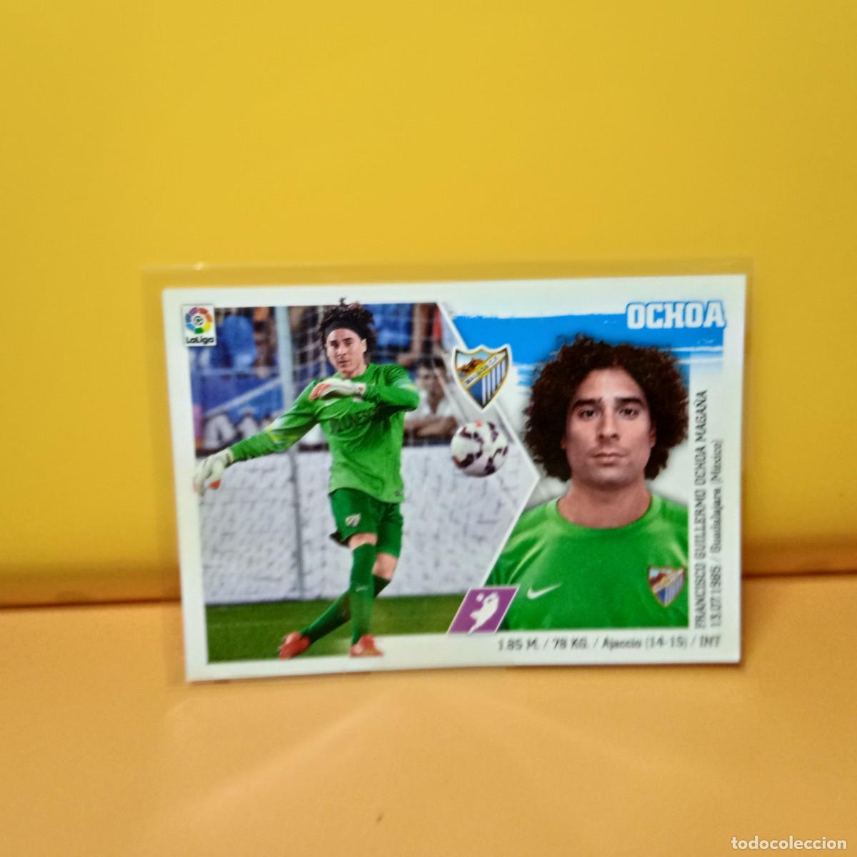 Cromos de F&uacute;tbol: EDICIONES ESTE 2015 2016 15 16 M&Aacute;LAGA C.F OCHOA 4