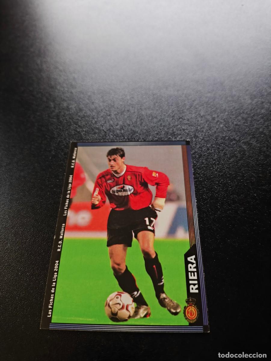 Football Stickers: 233 Riera BAJA ESCUDO ESTRECHO MALLORCA MUNDICROMO LIGA 2003 2004 03 04 NO PANINI ESTE