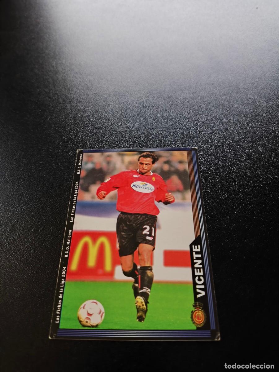 Cromos de F&uacute;tbol: 235 Vicente ESCUDO ESTRECHO MALLORCA MUNDICROMO LIGA 2003 2004 03 04 NO PANINI ESTE