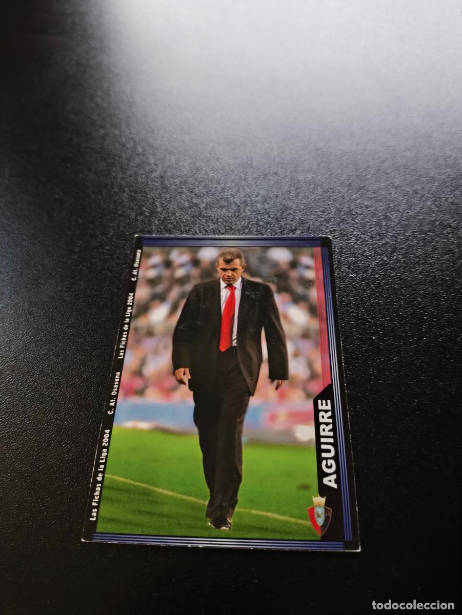 Cromos de F&uacute;tbol: 273 Aguirre ESCUDO ESTRECHO OSASUNA MUNDICROMO LIGA 2003 2004 03 04 NO PANINI ESTE
