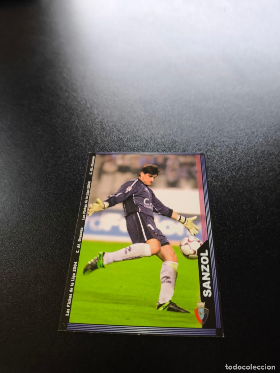 Cromos de F&uacute;tbol: 274 Sanzol ESCUDO ESTRECHO OSASUNA MUNDICROMO LIGA 2003 2004 03 04 NO PANINI ESTE