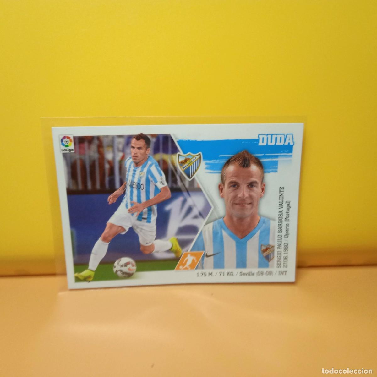 Cromos de F&uacute;tbol: EDICIONES ESTE 2015 2016 15 16 M&Aacute;LAGA C.F DUDA 14