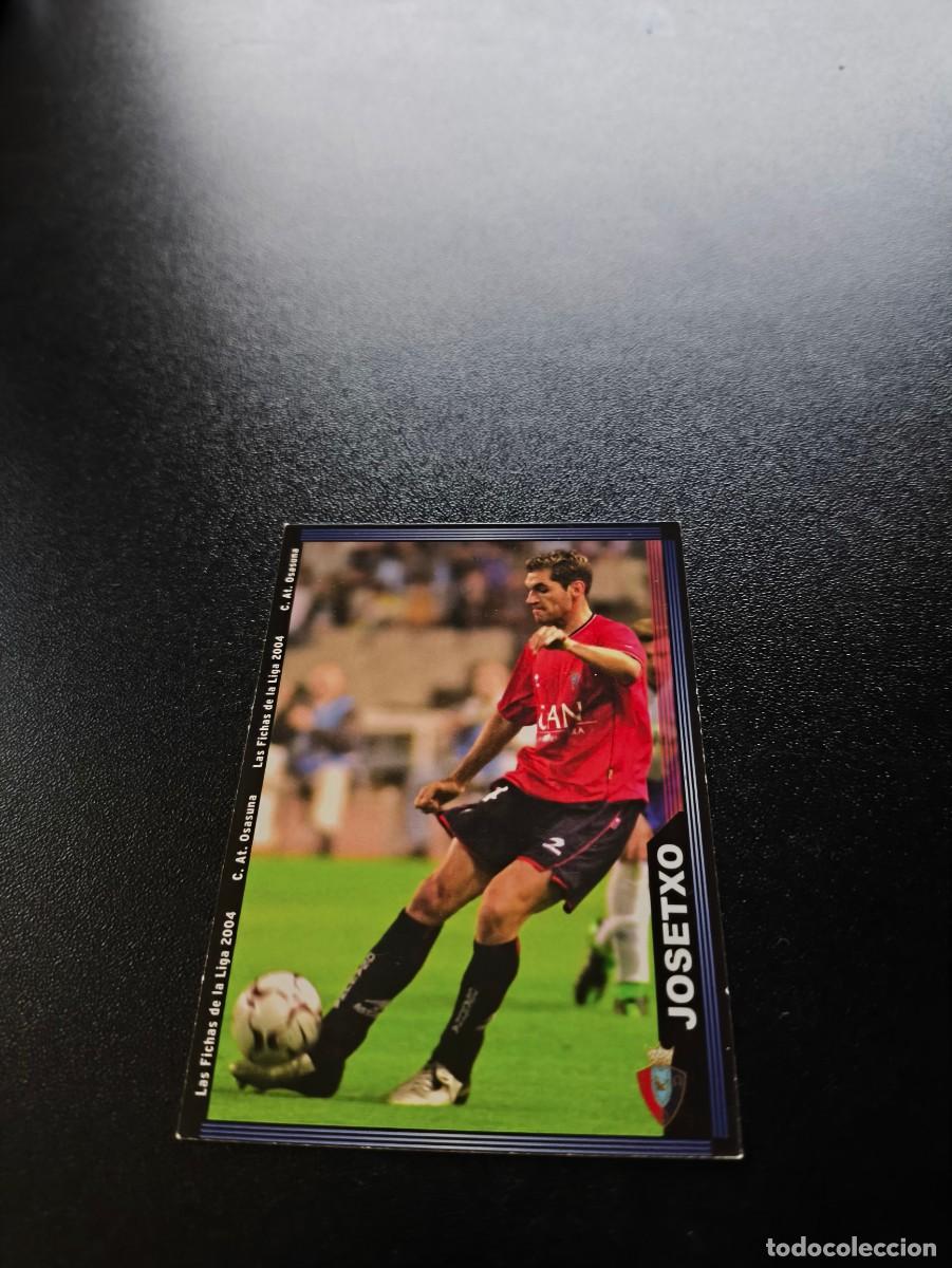 Cromos de F&uacute;tbol: 277 Josetxo ESCUDO ESTRECHO OSASUNA MUNDICROMO LIGA 2003 2004 03 04 NO PANINI ESTE