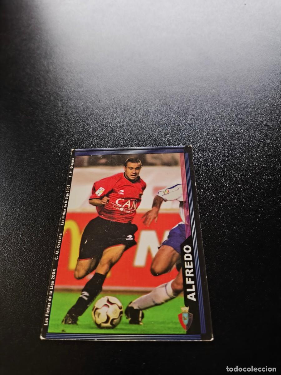 Cromos de F&uacute;tbol: 280 Alfredo ESCUDO ESTRECHO OSASUNA MUNDICROMO LIGA 2003 2004 03 04 NO PANINI ESTE