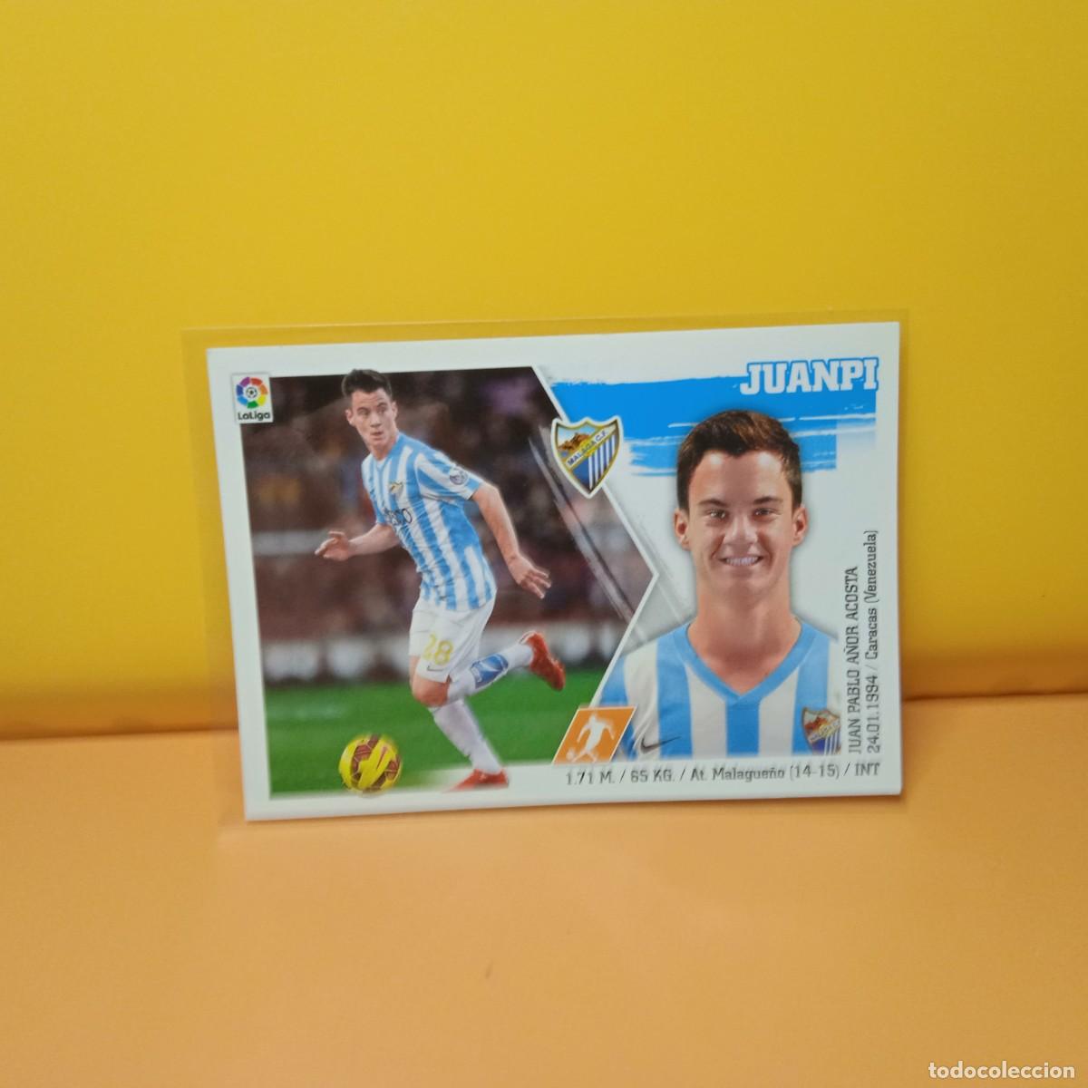 Cromos de F&uacute;tbol: EDICIONES ESTE 2015 2016 15 16 M&Aacute;LAGA C.F JUANPI 16