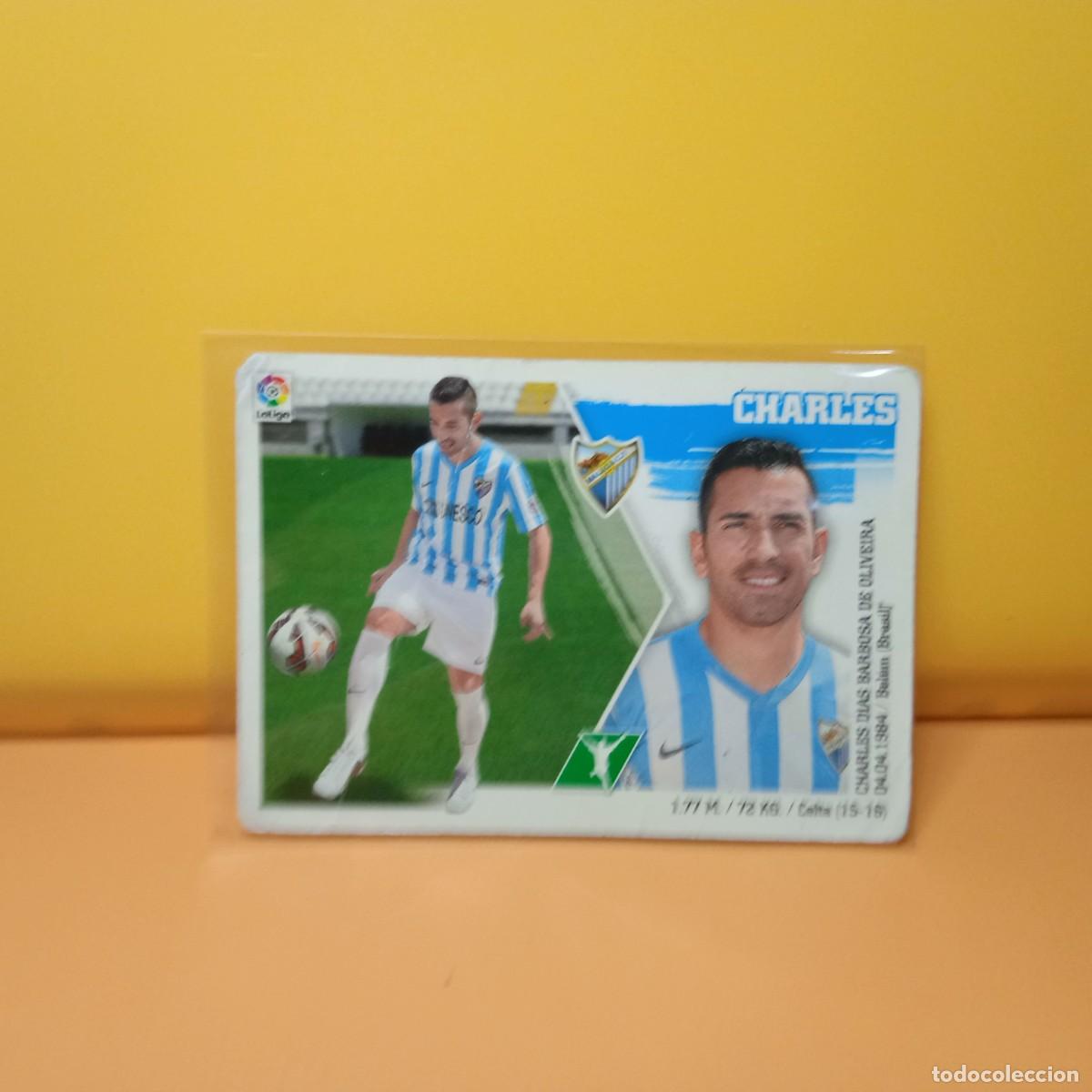 Cromos de F&uacute;tbol: EDICIONES ESTE 2015 2016 15 16 M&Aacute;LAGA C.F M&Aacute;LAGA CHARLES 20