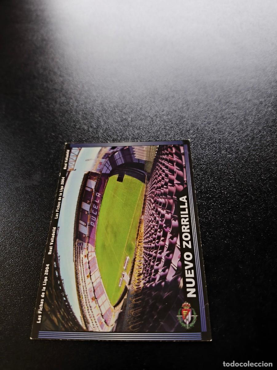 Cromos de F&uacute;tbol: 353 NUEVO ZORRILLA ESCUDO ESTRECHO VALLADOLID MUNDICROMO LIGA 2003 2004 03 04 NO PANINI ESTE