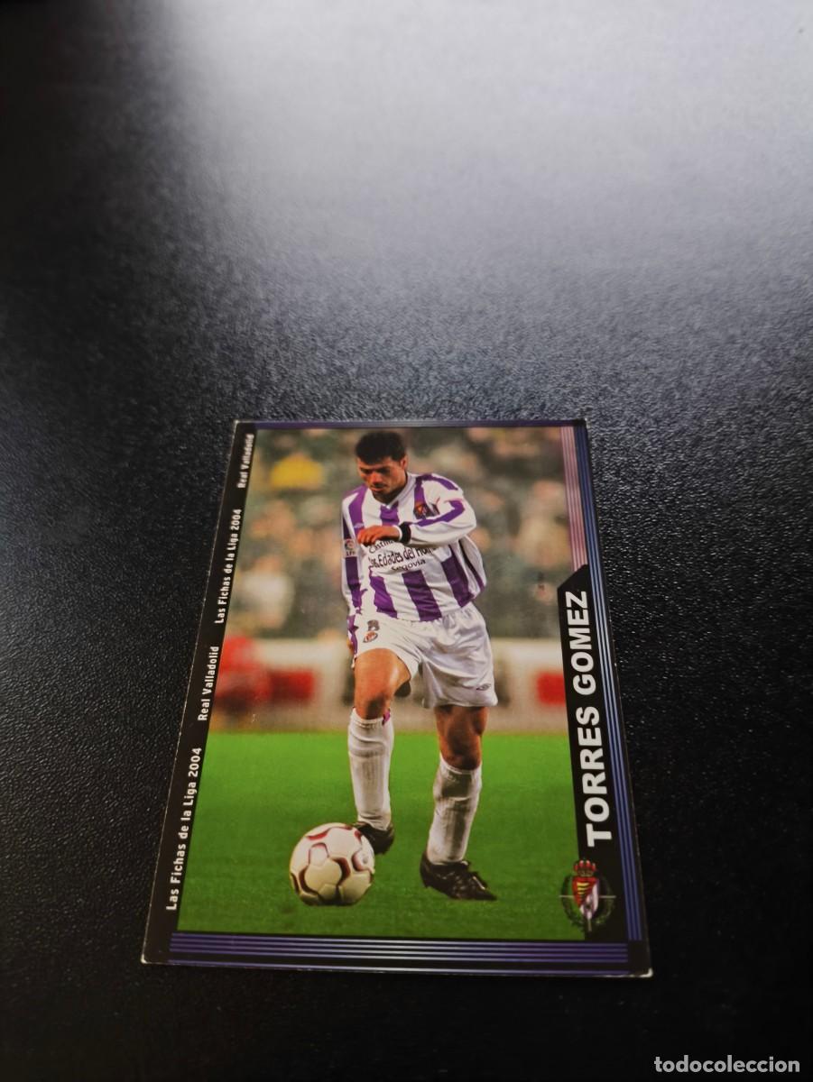 Cromos de F&uacute;tbol: 363 Torres Gomez ESCUDO ESTRECHO VALLADOLID MUNDICROMO LIGA 2003 2004 03 04 NO PANINI ESTE
