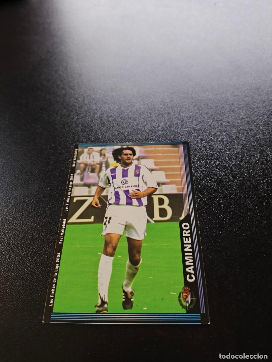 Cromos de F&uacute;tbol: 364 Caminero ESCUDO ESTRECHO VALLADOLID MUNDICROMO LIGA 2003 2004 03 04 NO PANINI ESTE