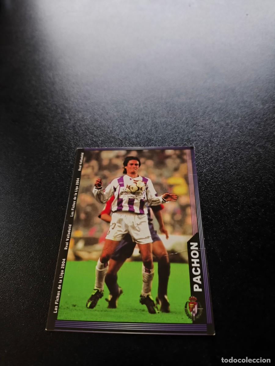 Cromos de F&uacute;tbol: 368 Pach&oacute;n ESCUDO ESTRECHO VALLADOLID MUNDICROMO LIGA 2003 2004 03 04 NO PANINI ESTE