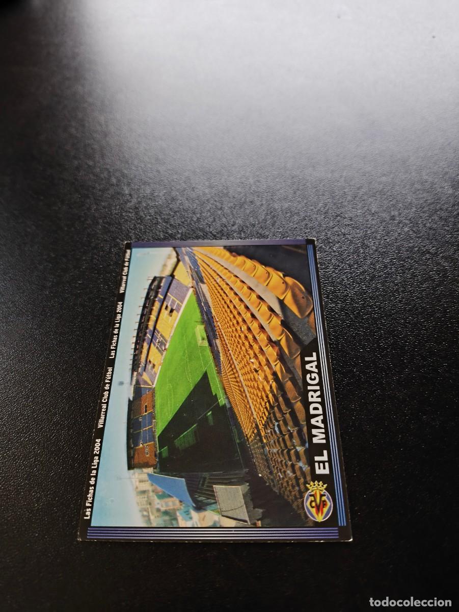 Cromos de F&uacute;tbol: 380 EL MADRIGAL ESCUDO ESTRECHO VILLARREAL MUNDICROMO LIGA 2003 2004 03 04 NO PANINI ESTE