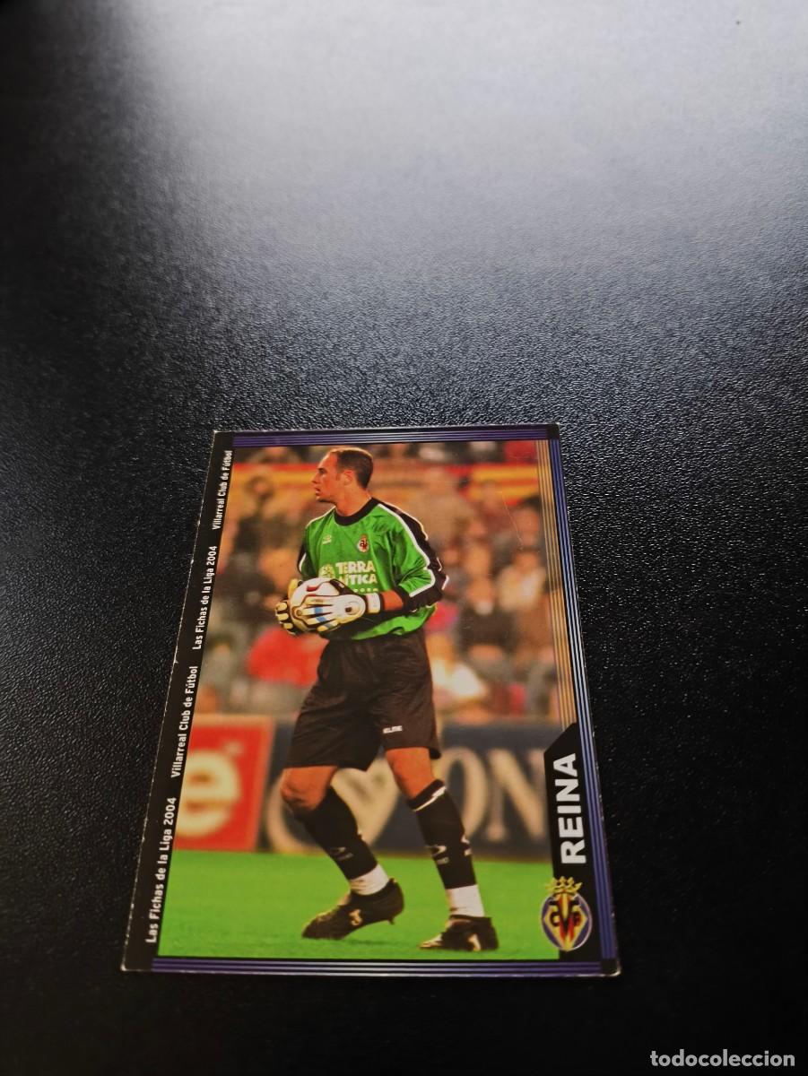 Cromos de F&uacute;tbol: 382 Reina ESCUDO ESTRECHO VILLARREAL MUNDICROMO LIGA 2003 2004 03 04 NO PANINI ESTE