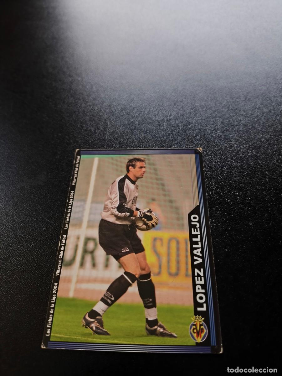 Cromos de F&uacute;tbol: 383 Lopez Vallejo ESCUDO ESTRECHO VILLARREAL MUNDICROMO LIGA 2003 2004 03 04 NO PANINI ESTE