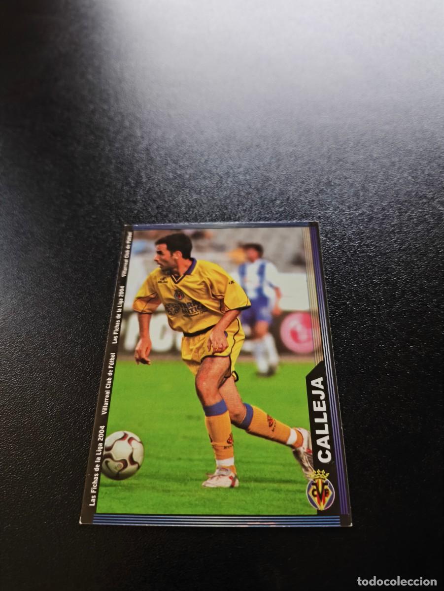 Cromos de F&uacute;tbol: 391 Calleja ESCUDO ESTRECHO VILLARREAL MUNDICROMO LIGA 2003 2004 03 04 NO PANINI ESTE