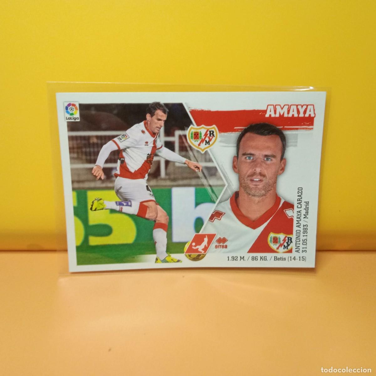 Cromos de Futebol: EDICIONES ESTE 2015 2016 15 16 RAYO VALLECANO AMAYA 8