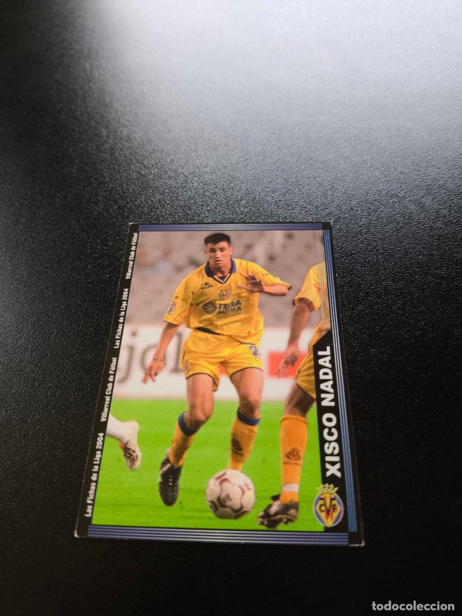 Football Stickers: 397 Xisco Nadal ESCUDO ESTRECHO VILLARREAL MUNDICROMO LIGA 2003 2004 03 04 NO PANINI ESTE