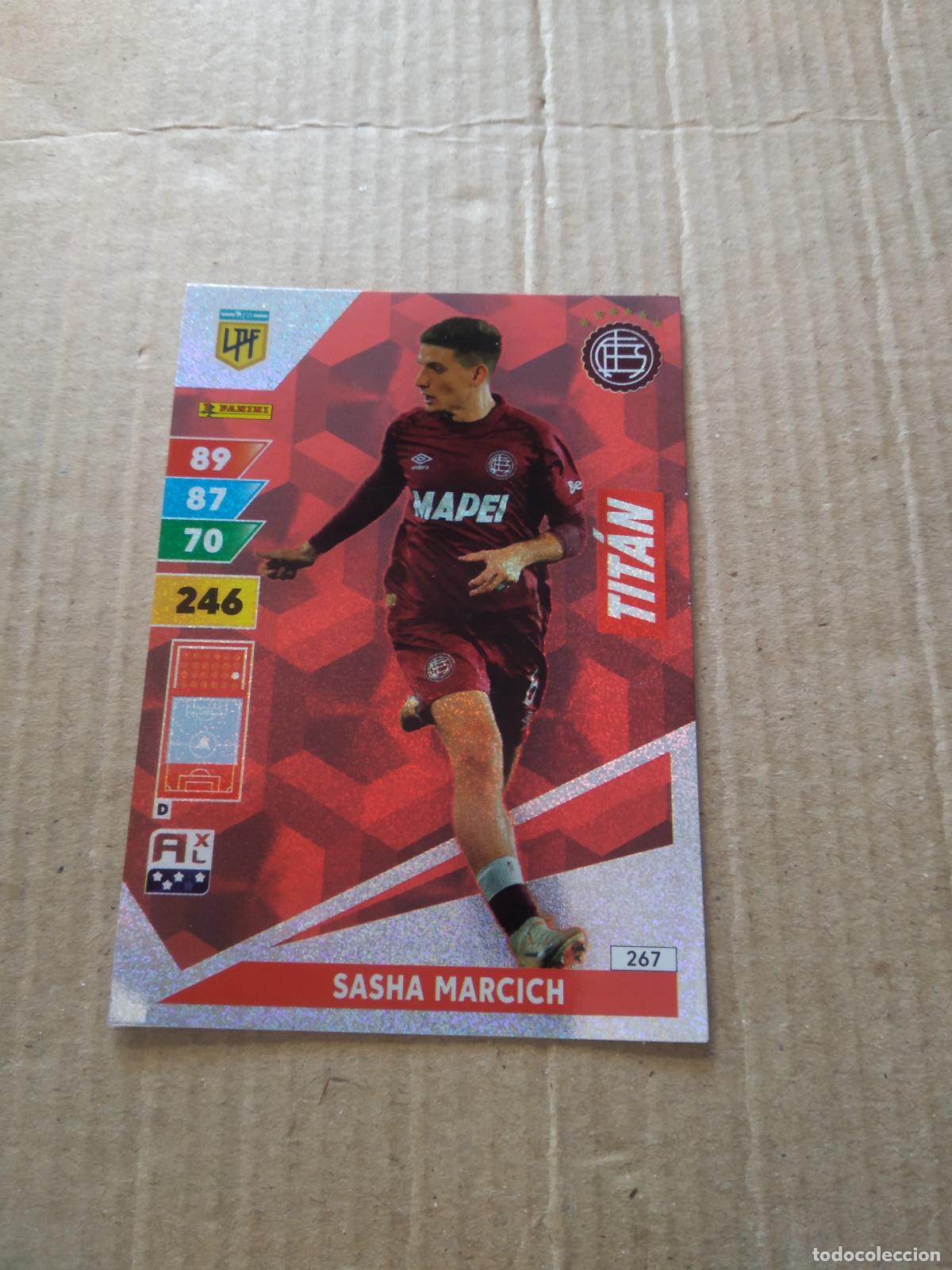 Cromos de F&uacute;tbol: 267 SASHA MARCICH LANUS CROMO FUTBOL PANINI ARGENTINO 2025 ARGENTINA ADRENALYN