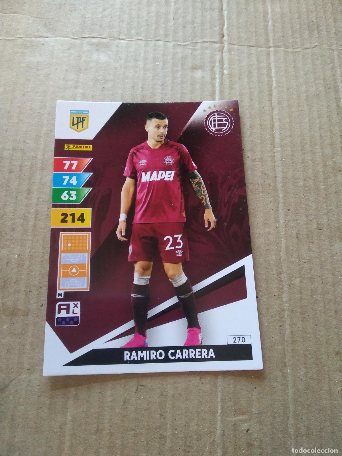Cromos de F&uacute;tbol: 270 RAMIRO CARRERA LANUS CROMO FUTBOL PANINI ARGENTINO 2025 ARGENTINA ADRENALYN