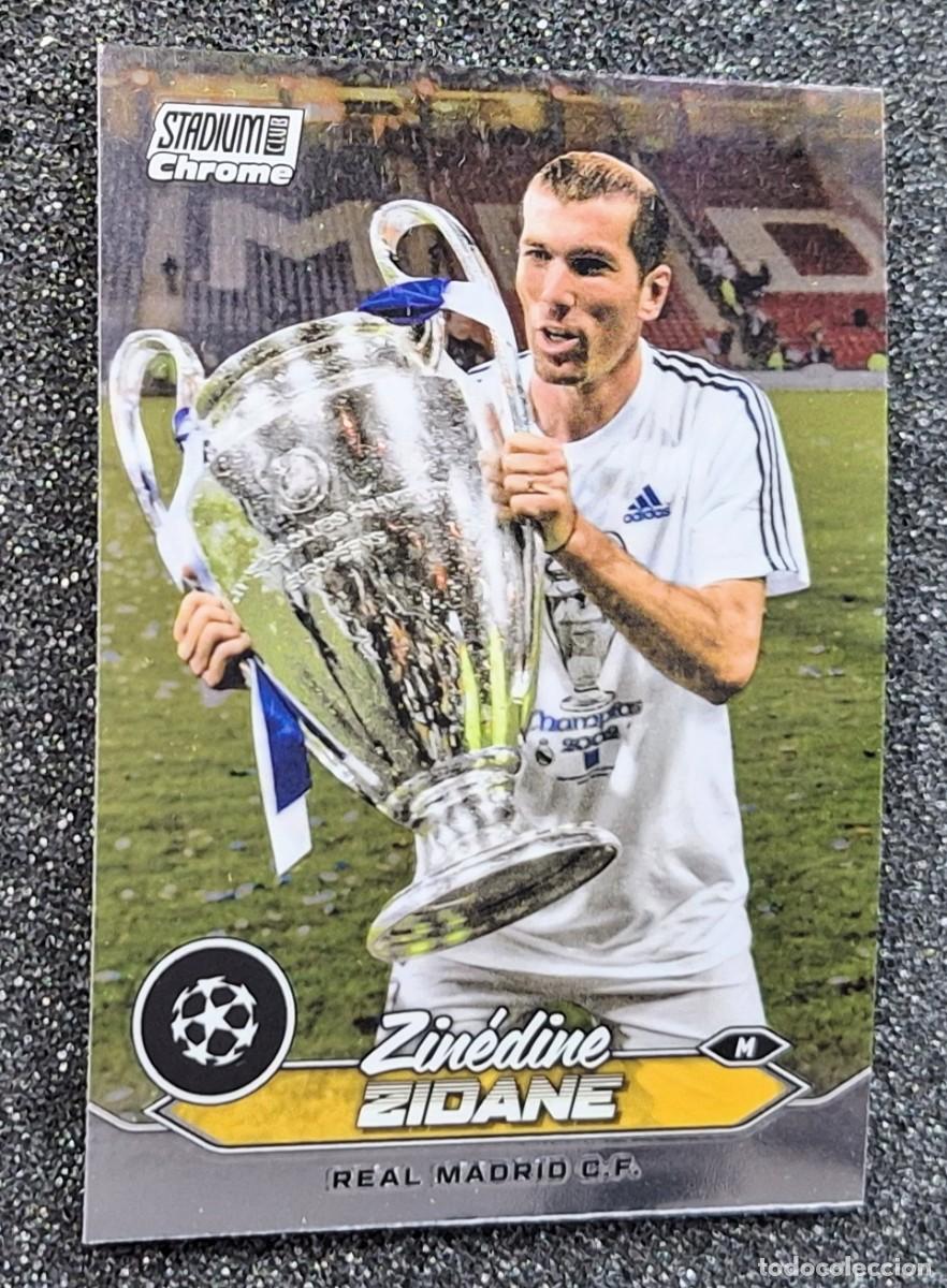 Cromos de F&uacute;tbol: Zinedine Zidane Real Madrid Topps Stadium Chrome Soccer #5