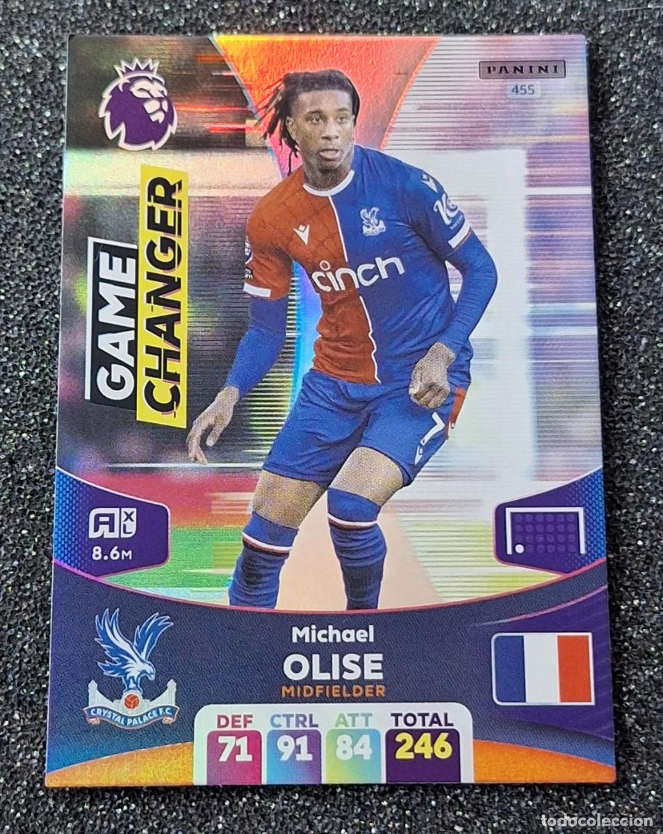 Cromos de F&uacute;tbol: Michael Olise Crystal Palace Panini Adrenalyn XL Soccer Game Changer