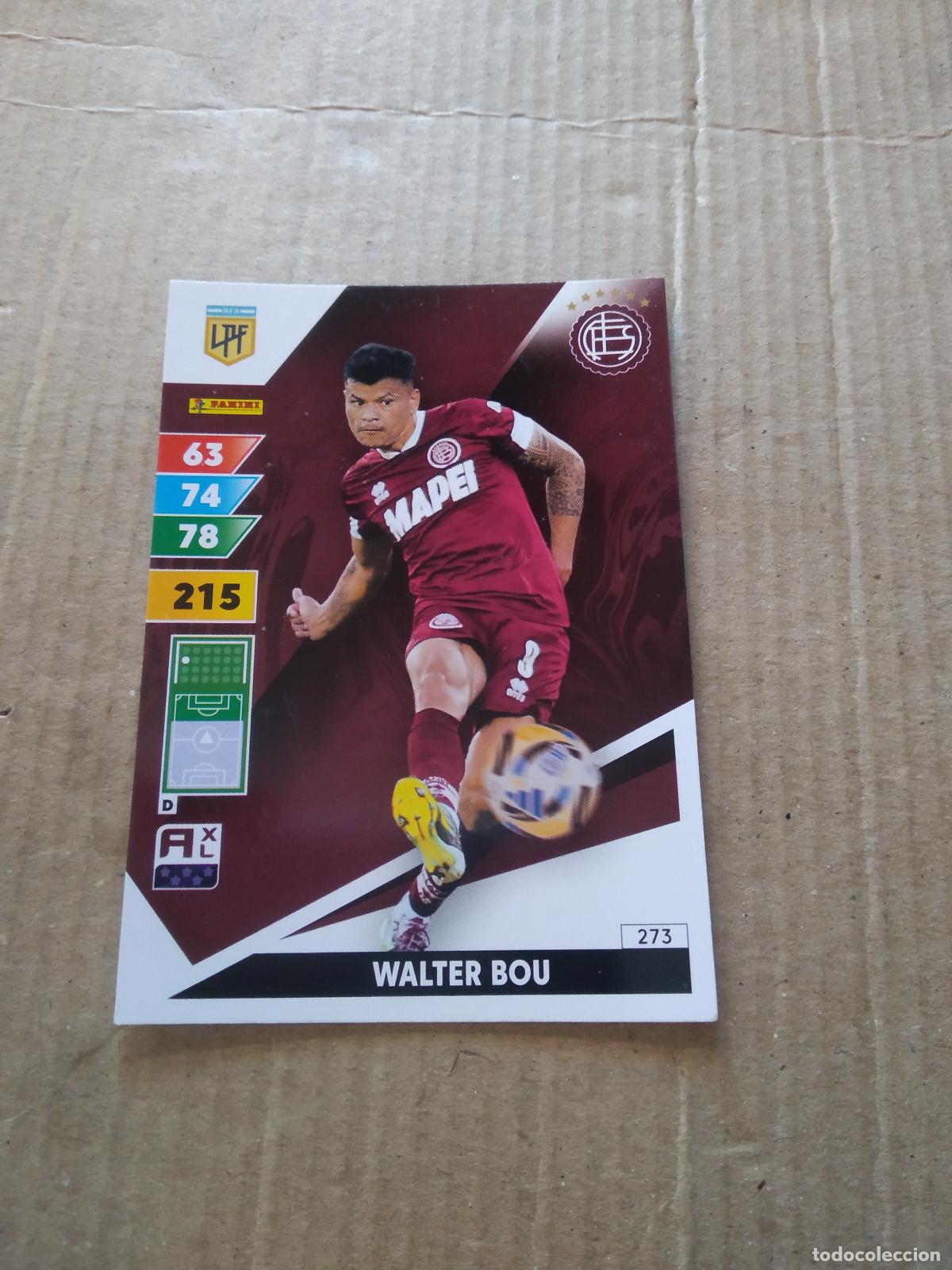 Cromos de F&uacute;tbol: 273 WALTER BOU LANUS CROMO FUTBOL PANINI ARGENTINO 2025 ARGENTINA ADRENALYN