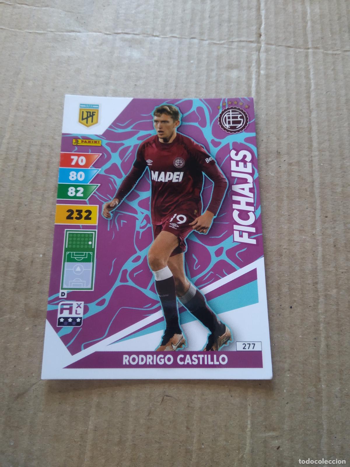 Cromos de F&uacute;tbol: 277 RODRIGO CASTILLO LANUS CROMO FUTBOL PANINI ARGENTINO 2025 ARGENTINA ADRENALYN