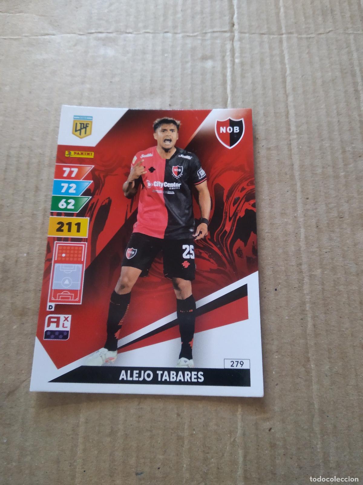 Cromos de F&uacute;tbol: 279 ALEJO TABARES NEWELL'S CROMO FUTBOL PANINI ARGENTINO 2025 ARGENTINA ADRENALYN