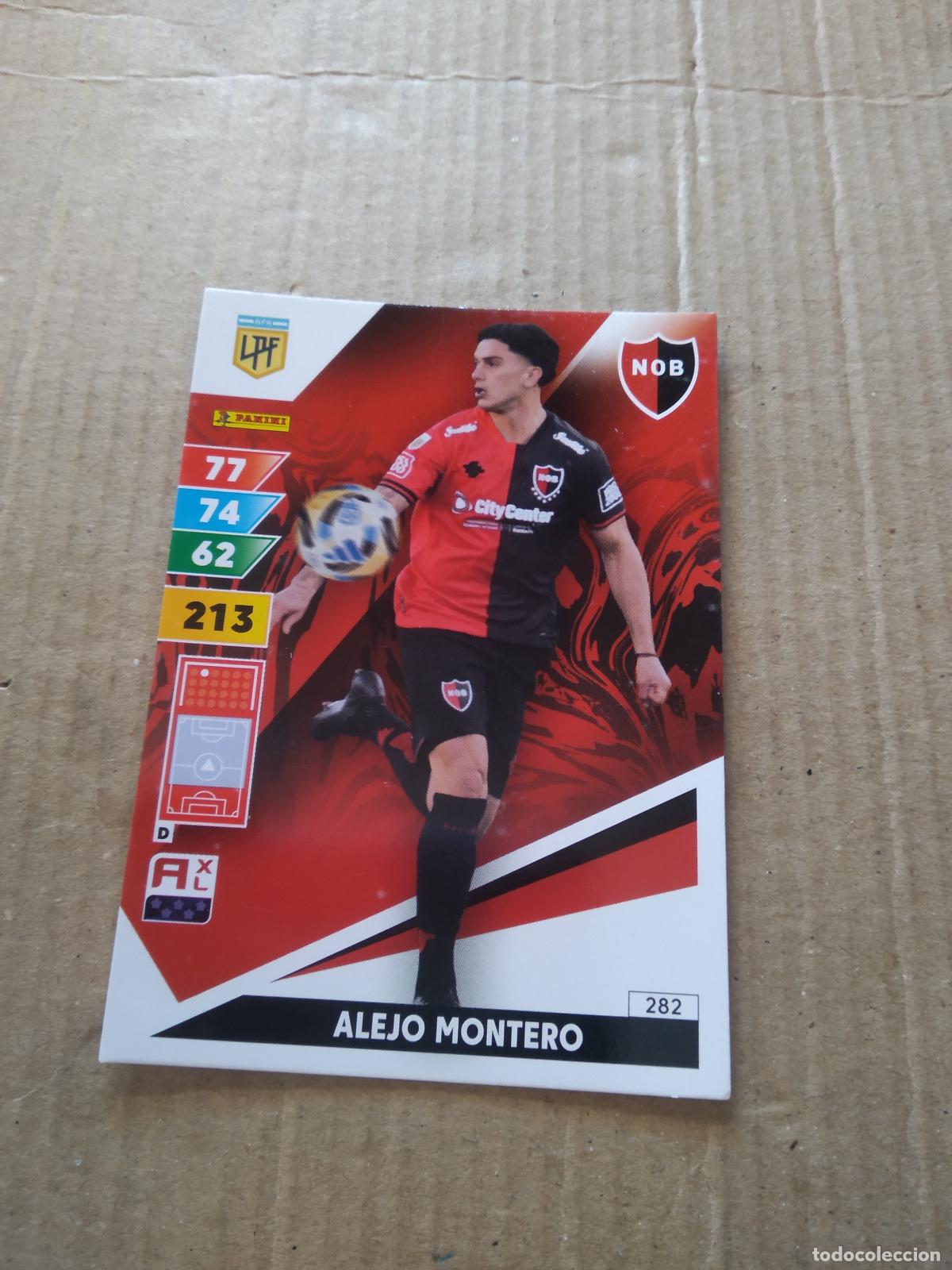 Cromos de F&uacute;tbol: 282 ALEJO MONTERO NEWELL'S CROMO FUTBOL PANINI ARGENTINO 2025 ARGENTINA ADRENALYN