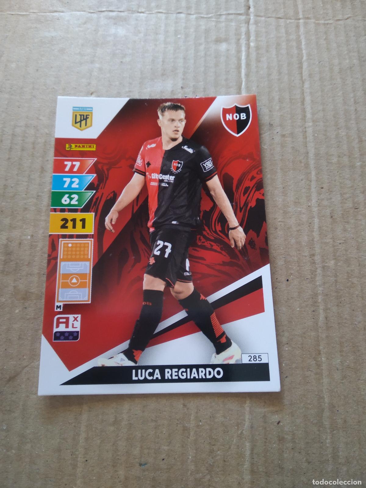 Cromos de F&uacute;tbol: 285 LUCA REGIARDO NEWELL'S CROMO FUTBOL PANINI ARGENTINO 2025 ARGENTINA ADRENALYN