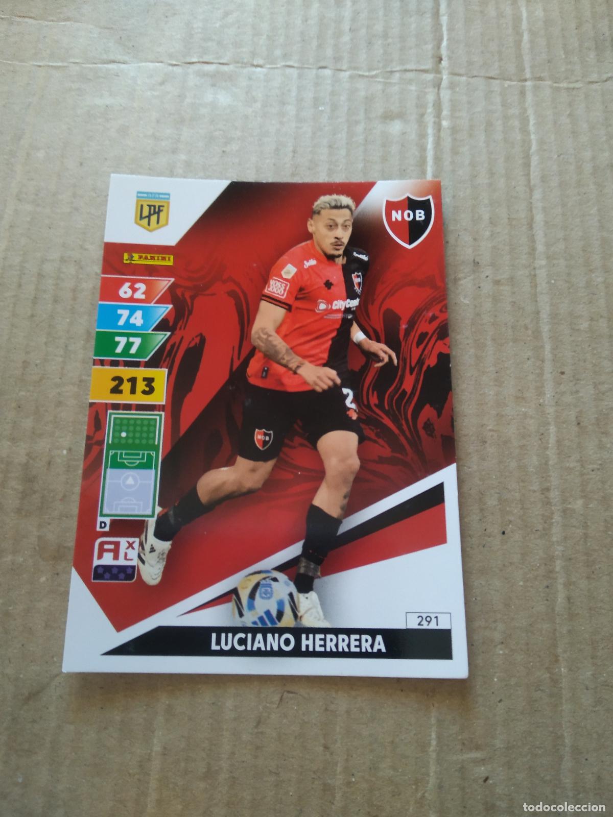 Cromos de F&uacute;tbol: 291 LUCIANO HERRERA NEWELL'S CROMO FUTBOL PANINI ARGENTINO 2025 ARGENTINA ADRENALYN