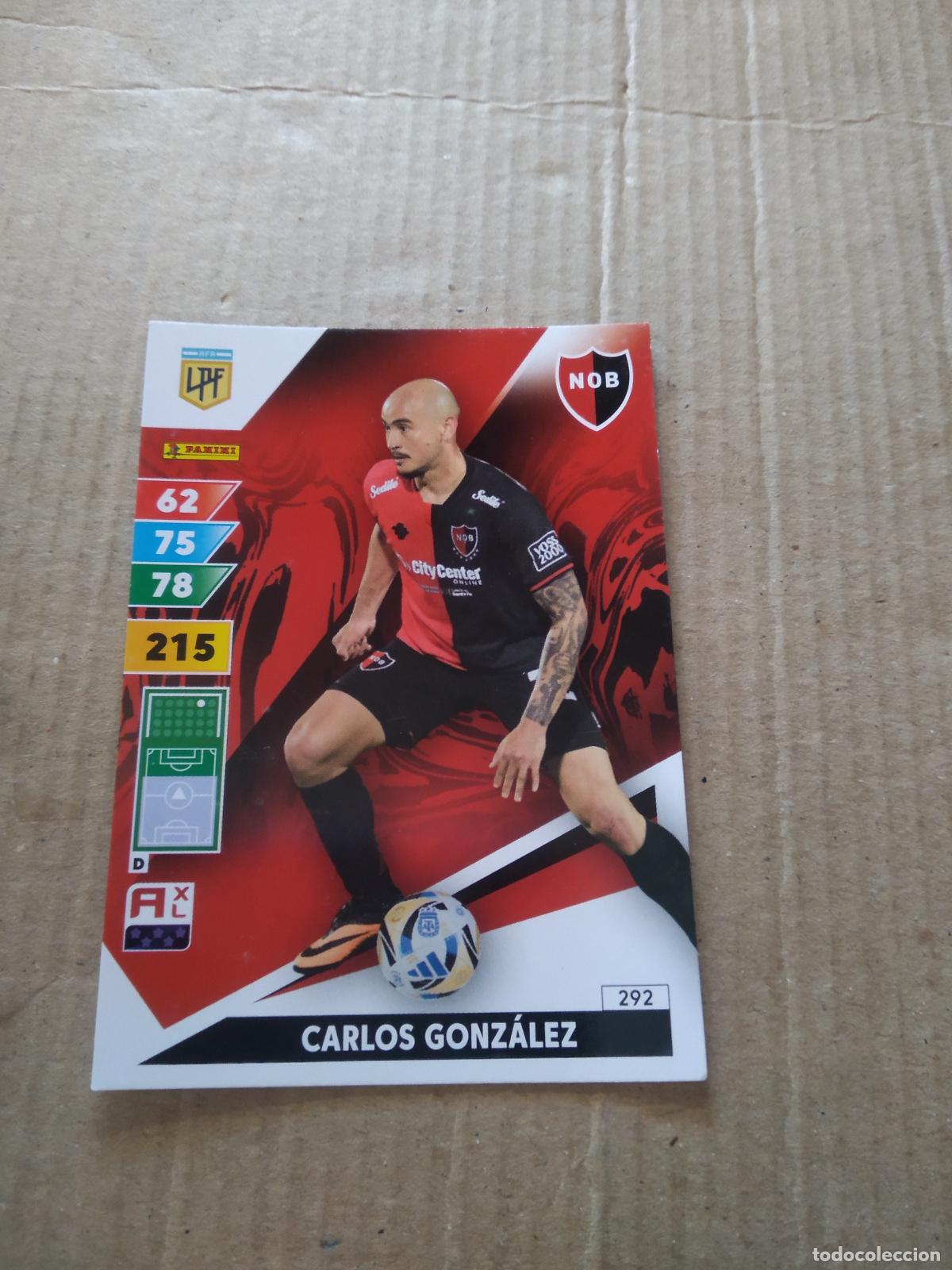 Cromos de F&uacute;tbol: 292 CARLOS GONZALEZ NEWELL'S CROMO FUTBOL PANINI ARGENTINO 2025 ARGENTINA ADRENALYN
