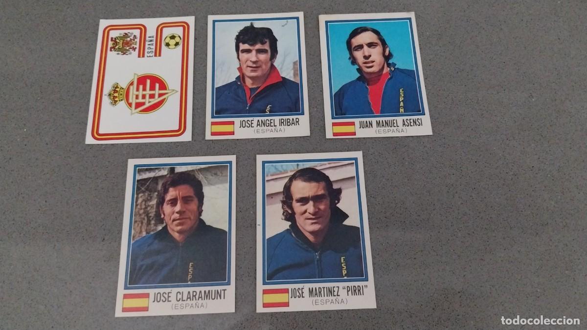 Cartes &agrave; collectionner de Football: EQUIPO COMPLETO ESPA&Ntilde;A MUNDIAL MUNICH 74 1974 SIN PEGAR NUNCA PEGADO