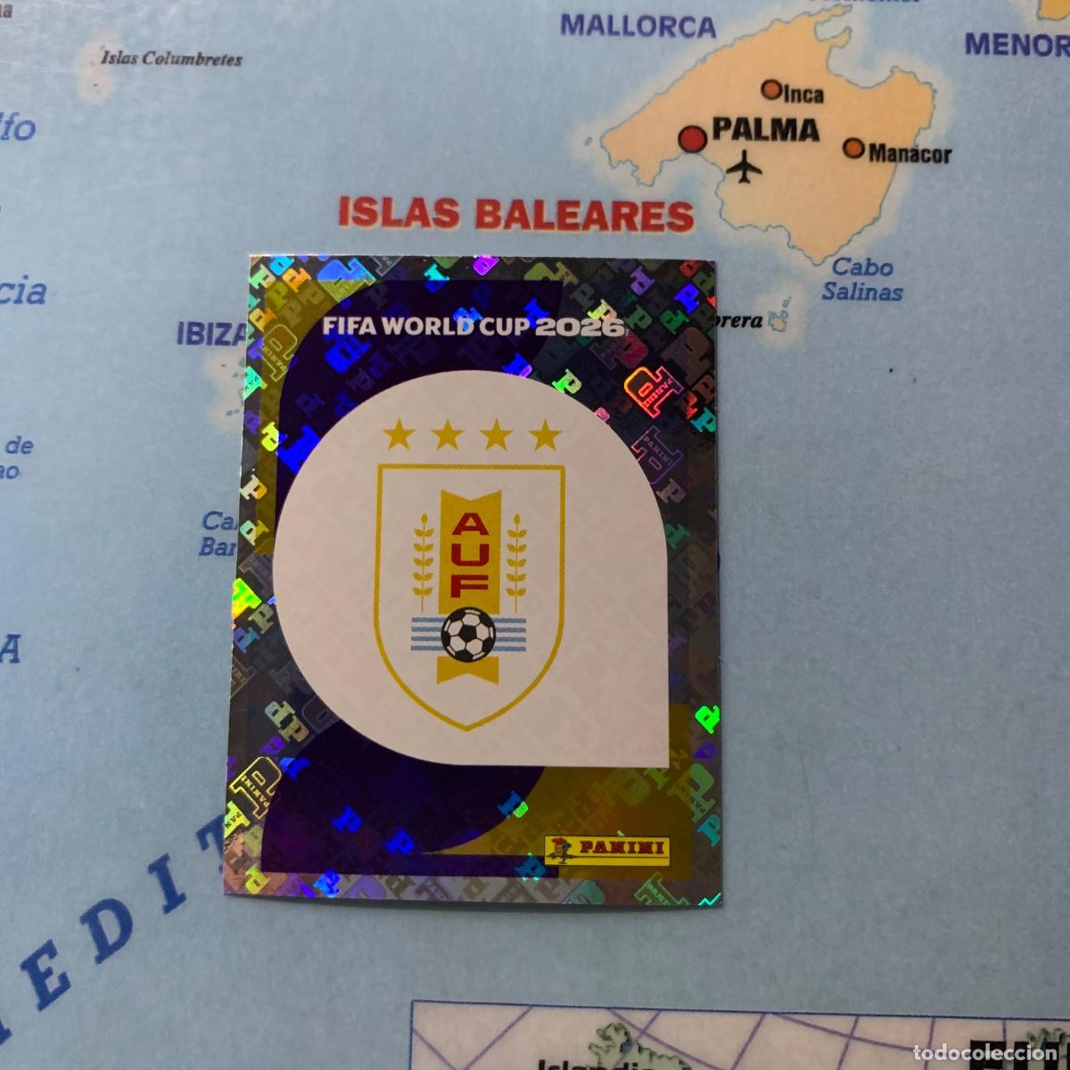 Cromos de F&uacute;tbol: Uruguay n&uacute;mero 1 cromo panini Mundial Fifa World Cup 2026