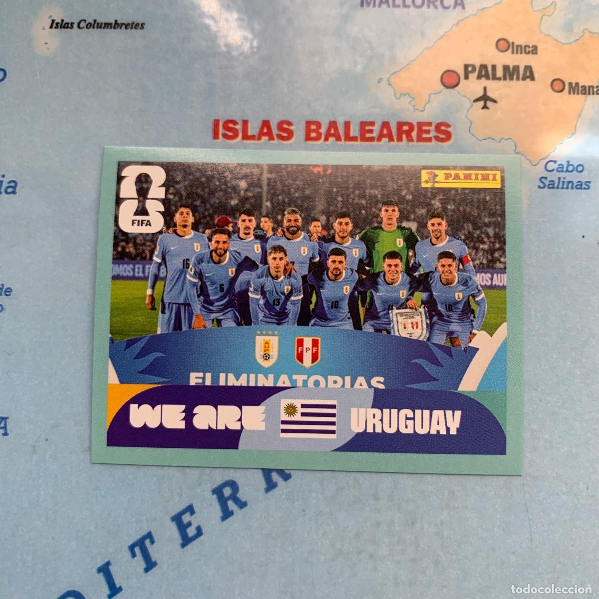 Cromos de F&uacute;tbol: Uruguay n&uacute;mero 13 cromo panini Mundial Fifa World Cup 2026