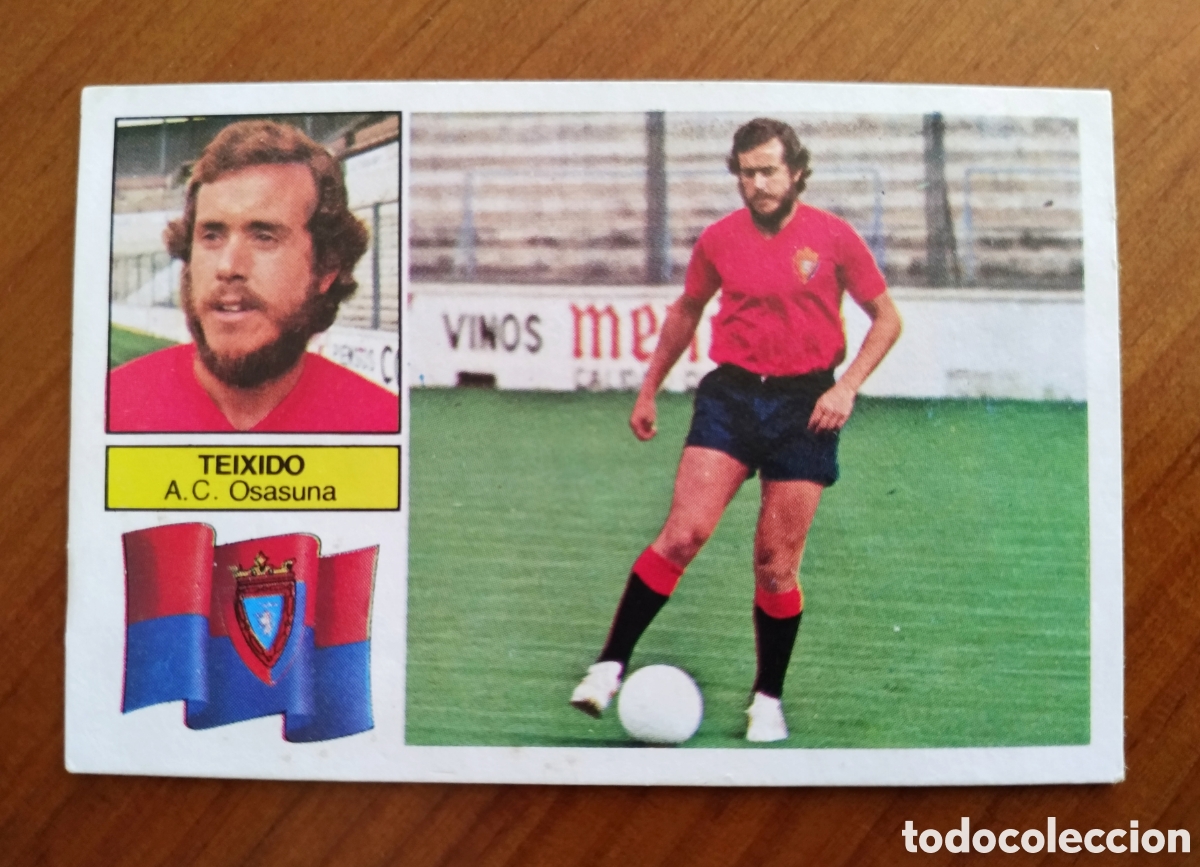 Cromos de F&uacute;tbol: TEIXIDO COLOCA OSASUNA LIGA ESTE 82 83